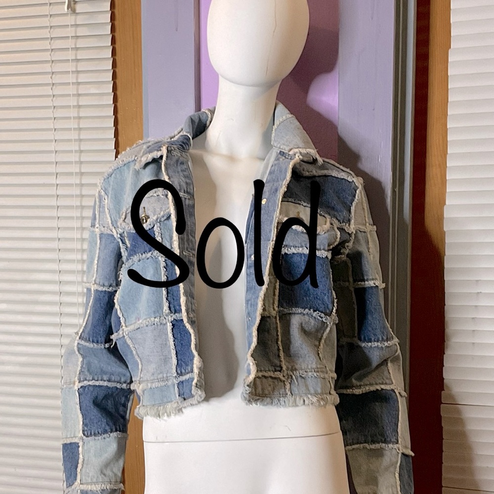 Denim Patchwork Jacket